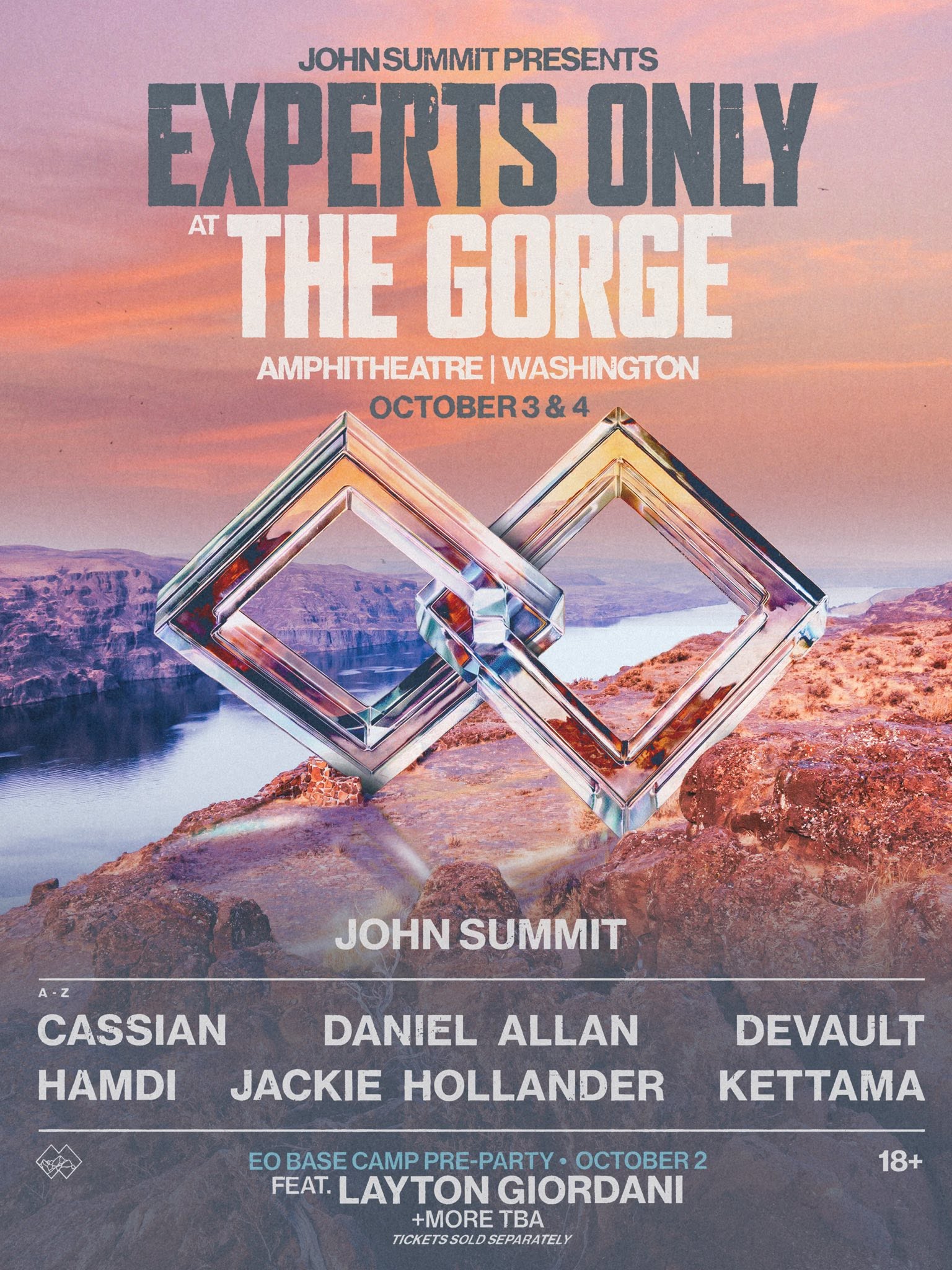 Experts Only At The Gorge 2026